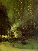 James Abbott McNeil Whistler Nocturne in Black and Gold Germany oil painting reproduction